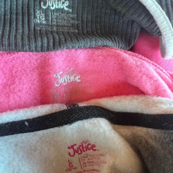 NEW Justice Girls L/XL Hoodies & Tank Top  Bundle - Picture 5 of 5
